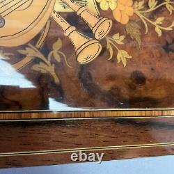 THORENS Wood MUSIC BOX with 7 DISCS Sorrento and Switzerland
