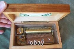 THORENS music box-4 songs-Swiss made- 6.75 x 4 x Approx 3 per. Cond