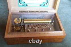 THORENS music box-4 songs-Swiss made- 6.75 x 4 x Approx 3 per. Cond