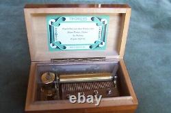 THORENS music box-4 songs-Swiss made- 6.75 x 4 x Approx 3 per. Cond