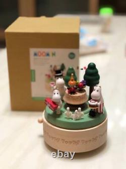 Taiwan Limited Woodenful life Moomin collaboration Raw wood music box Moomin f