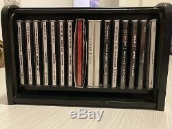 The Beatles 1988 89 Parlophone 16 CD Box Set Collection Wood Roll Up Cabinet
