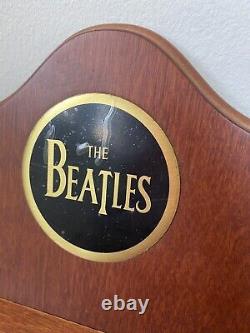 The Beatles Franklin Mint Music Box Collection Wood Display Wall shelf rack