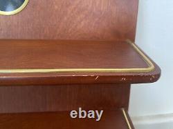 The Beatles Franklin Mint Music Box Collection Wood Display Wall shelf rack