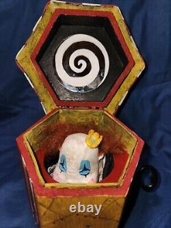 The Conjuring Circus Music Box & Warrens Sign Scary Horror Clown Movie Prop