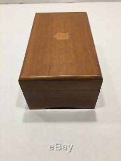 Thorens Music Box #30 /Inlaid Wood Swiss Made Four Songs