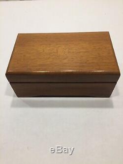 Thorens Music Box #30 /Inlaid Wood Swiss Made Four Songs