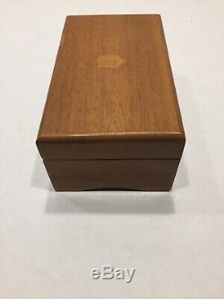 Thorens Music Box #30 /Inlaid Wood Swiss Made Four Songs