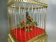 Top Quality German Antique Singing Bird Cage Music Box Automaton (watch Videos)