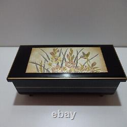Trinket Box from Wood for Jewellery With Music Box Made IN Japan
