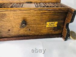 Trinket Wood Music Box Wooden Storage Musical Woodenware Vintage ra