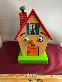 ULTRA RARE Schmid Wood Wonder House Mechanical Bank & Music Box VIDEO