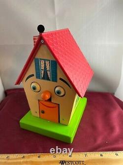 ULTRA RARE Schmid Wood Wonder House Mechanical Bank & Music Box VIDEO