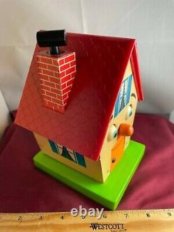 ULTRA RARE Schmid Wood Wonder House Mechanical Bank & Music Box VIDEO