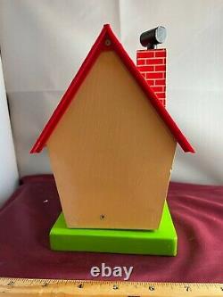 ULTRA RARE Schmid Wood Wonder House Mechanical Bank & Music Box VIDEO