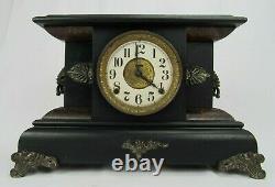 ULTRA RARE! Seth Thomas mantel clock BUILT IN MUSIC BOX antique MUSICAL 1 in 10k