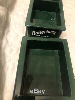 UNDERBERG BITTERS WOOD TRUCK With Music Box Trailer Rare Hard To Find