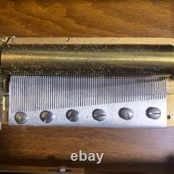 VINTAGE REUGE MUSIC BOX 72/3 PLAY Mozart Bach Corelli CH3/72 Wood