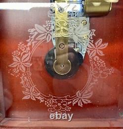 VTG 2003 Thomas Pacconi Christmas Classics Electric Wood Music Box 3 Discs & COA