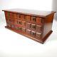 Vtg Mcm Jewelry Music Box Wooden Large 7 Drawer Dresser Love Story Song
