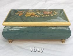 VTG NEW The San Francisco Music Box Crafted Wooden Inlaid Box Sorrento Italy NOS