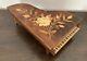 Vtg Reuge Grand Piano Wood Floral Inlay Music Jewelry Box Italy'lady' (video)