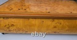VTG Reuge Swiss MusicJewelry Box. Fine Wood Works Well Rare Left My Heart In SF