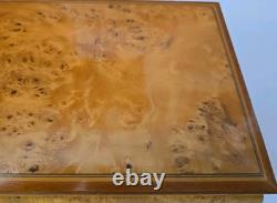 VTG Reuge Swiss MusicJewelry Box. Fine Wood Works Well Rare Left My Heart In SF