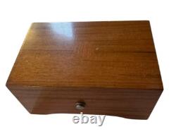 VTG Thorens Cylinder Swiss Music Box (Pre Reuge) 3 Tune Wooden Video On Request