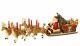 Villeroy & Boch Christmas Toys Memories Music Box Santa Sleigh Ride 5 Pc Set Nib