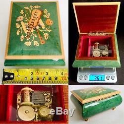 Vintage (1980s) Swiss Romance Handcrafted Music Box (5/13cm x 4/10cm, 360g)