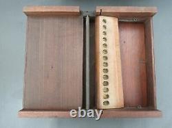 Vintage American Orgainette musical box hand cranked with bellows to restore