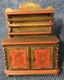 Vintage Anri Music Box Italy Reuse Swiss Wood Hutch Cupboard Cabinet Cabaret