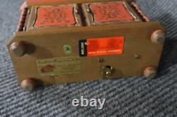 Vintage Anri Music Box Italy Reuse Swiss Wood Hutch Cupboard Cabinet Cabaret