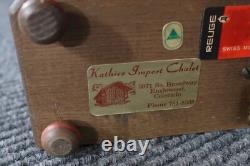Vintage Anri Music Box Italy Reuse Swiss Wood Hutch Cupboard Cabinet Cabaret