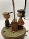 Vintage Anri Thorens Charlie Brown & Lucy 1968 Wooden Music Box Works