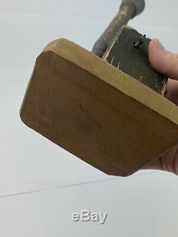 Vintage Anri Wood Carving Bar Set Music Box Bottle Opener Corkscrew Carved Wood