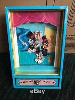 Vintage Bugs Bunny & Daffy Duck On With The Show! This Is It! Animated Music Box
