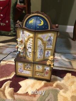 Vintage Enesco The Dream Keeper 1989 Lighted Animated Music Box Works Complete