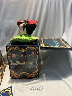 Vintage Enesco Walt Disney PETER PAN Mini Musical Jack in the Box