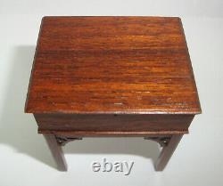 Vintage Gerald Crawford Dollhouse Miniature Walnut Working Music Box 112 Scale