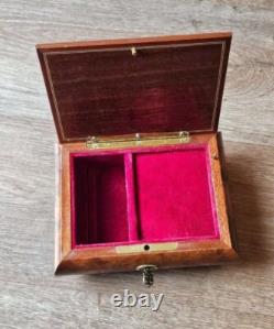 Vintage Gueissaz-Jaccard Swiss Inlaid Wood Music Box, Swiss Musical Movement