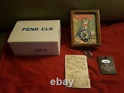 Vintage Ida Bohatta ARS edition mini clock Nursery Decor Wood VERY RARE