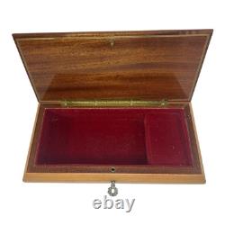 Vintage Italian Inlaid Wood Music Jewelry Box