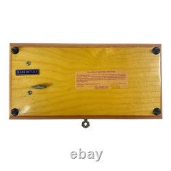 Vintage Italian Inlaid Wood Music Jewelry Box