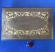 Vintage Italian Lacquer Inlaid Musical Jewellery Box With Key