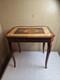 Vintage Italian Sorrento Musical Table With Wood Inlay