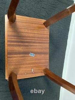 Vintage Italian Wind Up MUSIC BOX table With Inlaid lacquered wood design