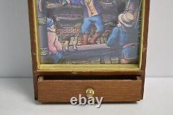 Vintage Jan Poortman Drunken Sailor Music Jewelry Box Shipmodels Amsterdam Wood