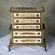 Vintage Jewelry Miniature Chest Music Box Plays Godfather Theme A Price Import